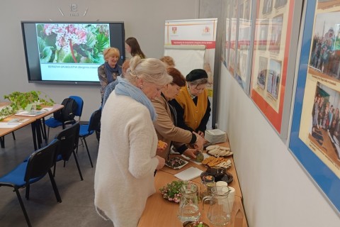 Warsztaty zielarskie dla seniorów - Młode listki
