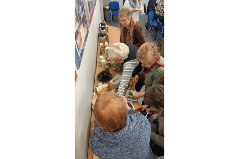 Warsztaty zielarskie dla seniorów - Młode listki
