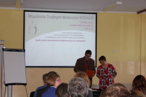 „KAŻDE MAŁŻEŃSTWO JEST DO URATOWANIA” - warsztaty ze wspólnotą SYCHAR