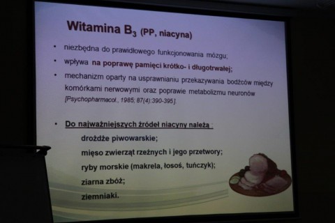 Wykłady „Wpływ żywienia na pamięć” i „Dlaczego warto czytać etykiety na produktach spożywczych”