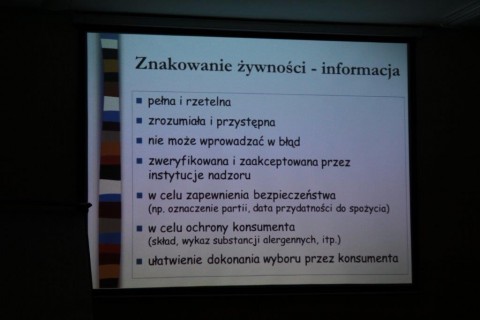 Wykłady „Wpływ żywienia na pamięć” i „Dlaczego warto czytać etykiety na produktach spożywczych”