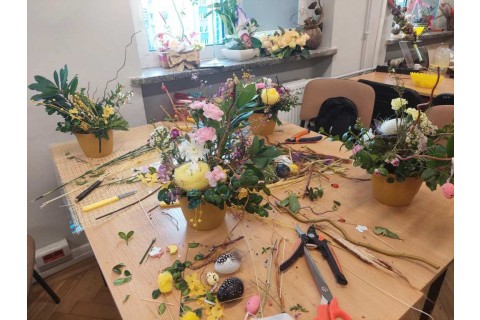 WARSZTATY FLORYSTYCZNE KOMPOZYCJE WIOSENNO - WIELKANOCNE
