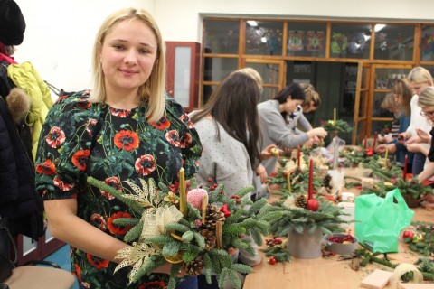 Warsztaty florystyczne - Stroiki świateczne