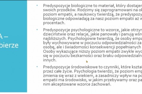 Wykład „Świat emocji dziecka”