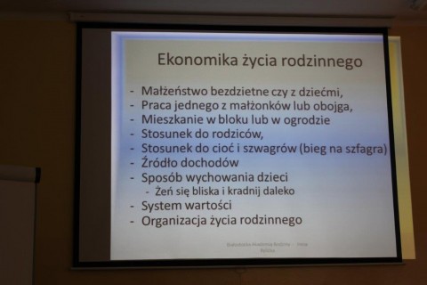 Z ołówkiem w ręku: „Ekonomika życia rodzinnego”