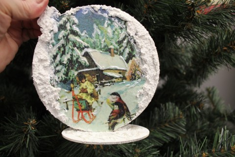 Warsztaty decoupage - bombka